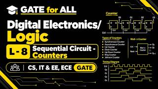 Digital Logic 08 | Sequential Circuit- Counters | CS, IT & EE, ECE | GATE