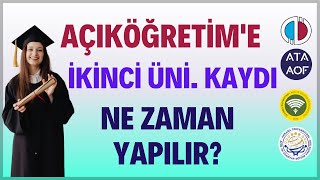 Sınavsız İkinci Üniversite Kaydı Ne Zaman Yapılır? Kayıt İçin Gerekli Şartlar Nedir?