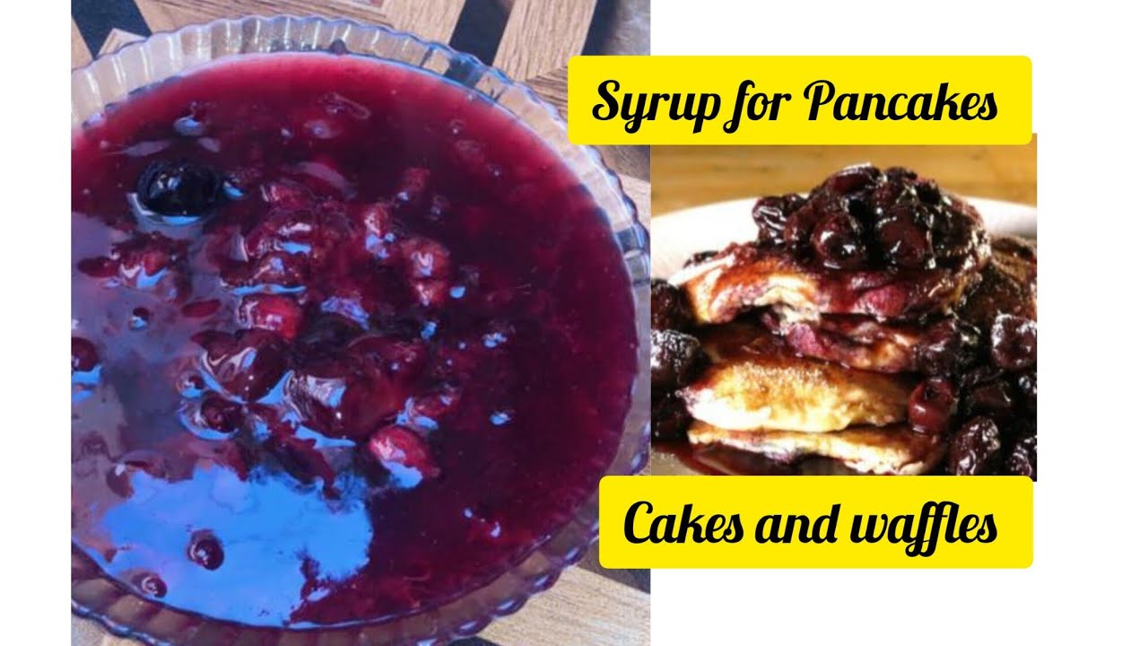 cherry's syrup with just 3 ingredients | easy and quick to make