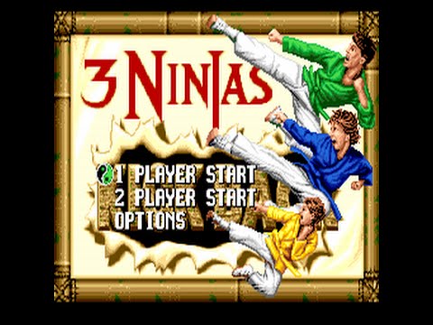 Mega-CD Longplay [033] 3 Ninjas kick back