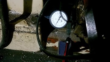 Backlash test on converted Brother TC211 CNC