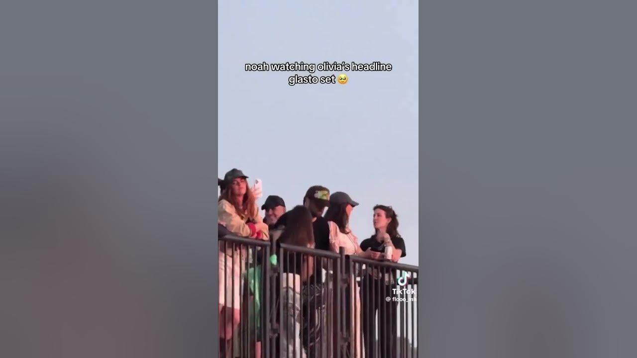 Noah Kahan Watching Olivia Rodrigo’s Glastonbury Set!