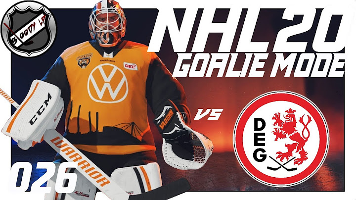 NHL 20 GOALIE MODE 🏒 #026 - Befreiungsschlag in Düsseldorf? ★ Let's Play NHL 20
