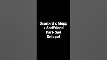 Snippet- scar x Mupp x Sad