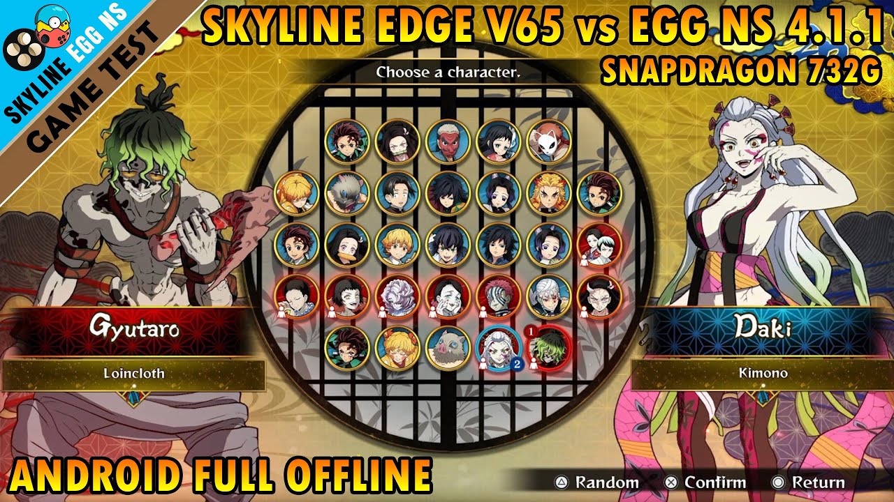 Demon Slayer Kimetsu no Yaiba Skyline Edge v65 VS Egg NS 4.1.1