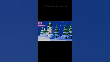 Christmas Snow Man 2024 #Blender 3d #Snowman 3d #Christmas Art