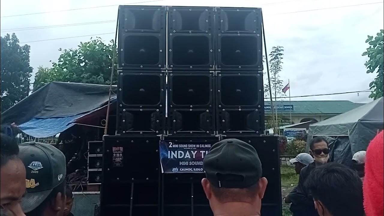 inday tin disco mobile of Calinog powered by lm pro Audio amplifier D18
