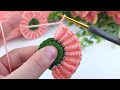 “Step by Step Crochet Blanket | Beautiful and Easy Flower motif making ""