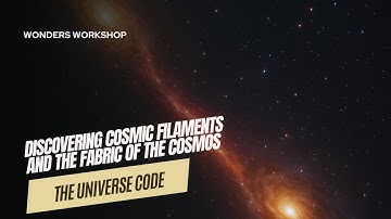 🔬 Cosmic Filaments: Revealing the Invisible Web of the Universe 🌌