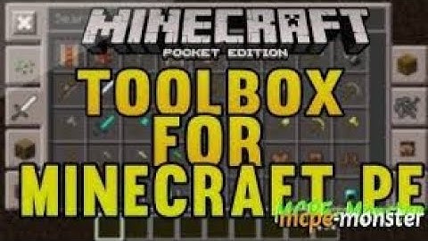 MINECRAFT PE 1.16 TOOLBOX MOD REVIEW - MCPE 1.16 TOOLBOX ADDON / MOD - TOO MANY ITEMS MOD