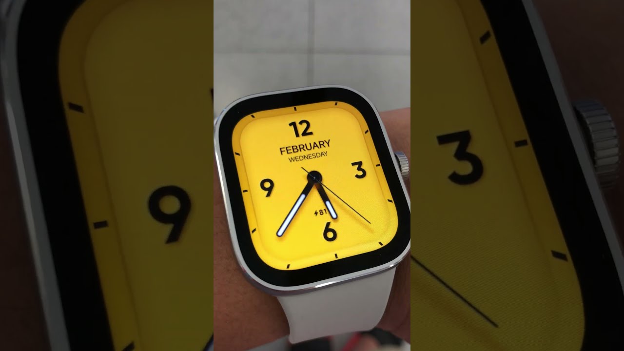 Redmi Watch 4 Interchangeable Watch Face Design with AOD Always On Display knackskill