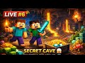 Minecraft Live #6 😱 Secret Cave Found With Friend! 💎 Hidden Treasure | LIVE