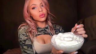 ASMR Mukbang/Eating Sounds 🍨 Cauliflower Ice Cream?? 🍨 screenshot 3