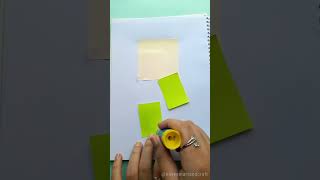 An easy idea for your sticky notes #shorts