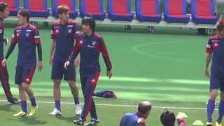 20130506 J1第10節 vsジュビロ磐田 ①試合前アップ