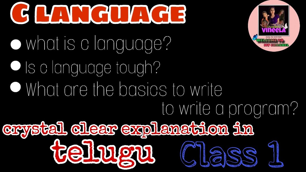 C language basics and programming - YouTube