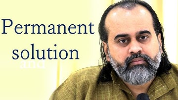 Does all this have a permanent solution? || Acharya Prashant (2017)