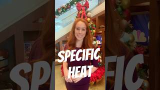 When we are this humid we can’t heat up as efficiently! Let’s chat specific heat!