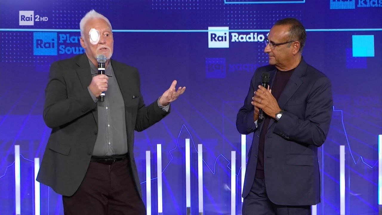 Il mio intervento alla Festa di Radio Rai con Carlo Conti