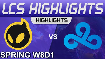 DIG vs C9 Highlights LCS Spring Season 2022 W8D1 Dignitas vs Cloud9 by Onivia