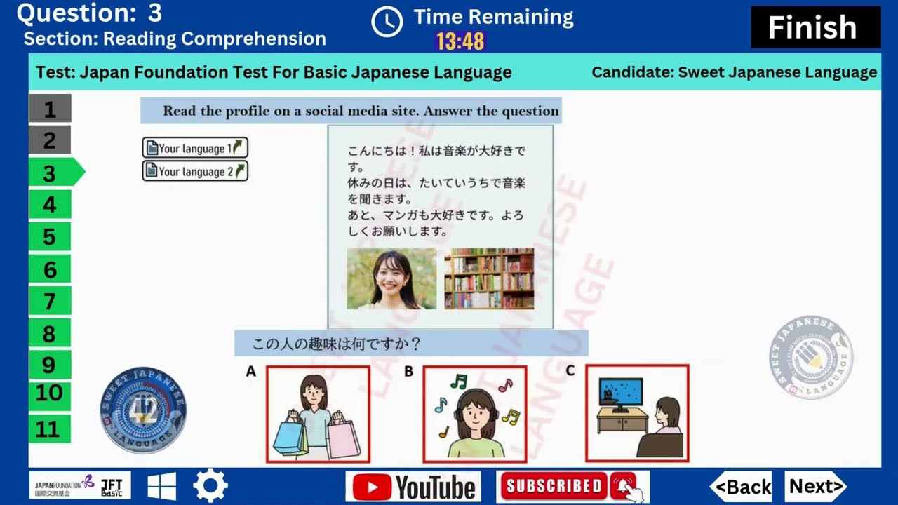 JFT A2 Script and Vocabulary Conversation and Reading Mock Test Full set 2025 April & May jftA2 jft