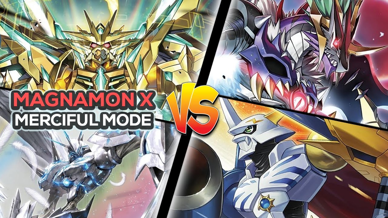 [DCGO] Magnamon X Merciful Mode vs HeavyMetaldramon & Omnimon | Digimon ...