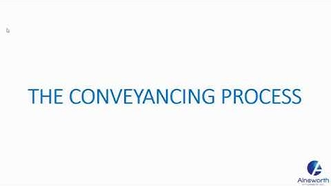 Conveyancing Process
