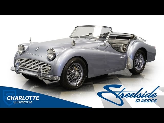 1960 Triumph TR3A 9334-CHA for sale | Charlotte, Atlanta, Dallas