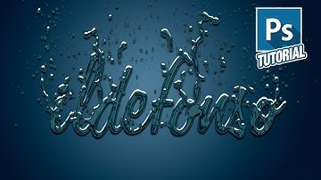 Tutorial Photoshop: como hacer un texto metal liquido by @ildefonsosegura