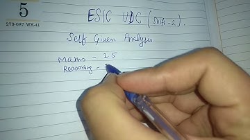 ESIC UDC Self Given Analysis (Shift-2) || My attempts , Expected Cutoff ,Safe Attempts || ESIC UDC