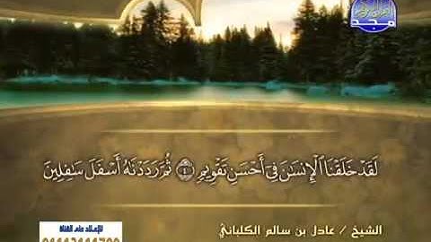 سورة التين الشيخ عادل الكلباني