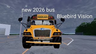 [Alpha] FL school buses Bluebird Vision 2026 School bus driving it from my first time Roblox 
