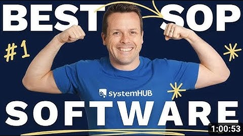 Best Standard Operating Procedure  SOP  Software