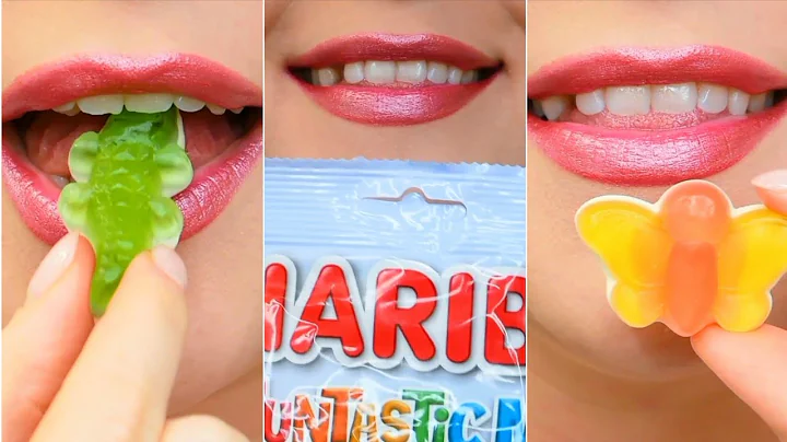 ASMR Eating Haribo Gummies Medley Eating sounds