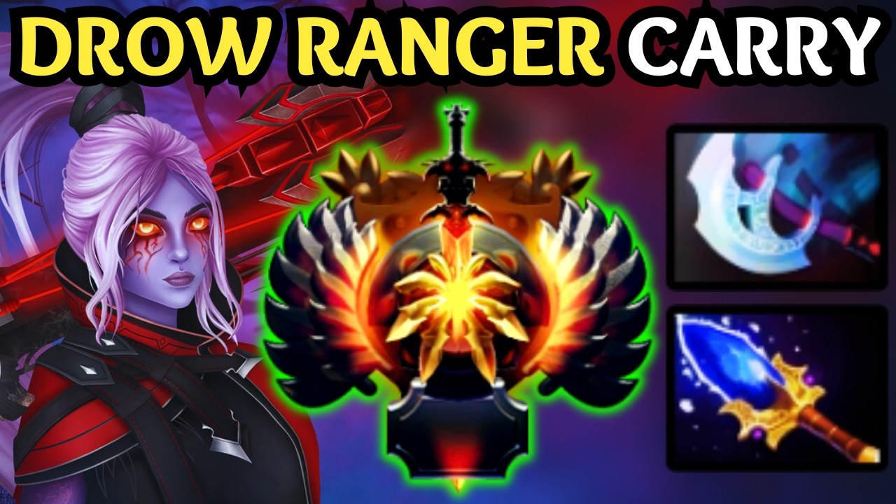 🔥 HOW TO PLAY DROW RANGER CARRY LIKE IMMORTAL 🔥 DOTA 2