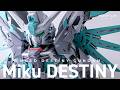 Full Build | MGSD DESTINY GUNDAM | Advanced Customization Guide | Hatsune Miku Color