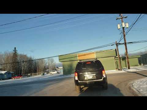 Driving around Fort Smith, Northwest Territories, Canada