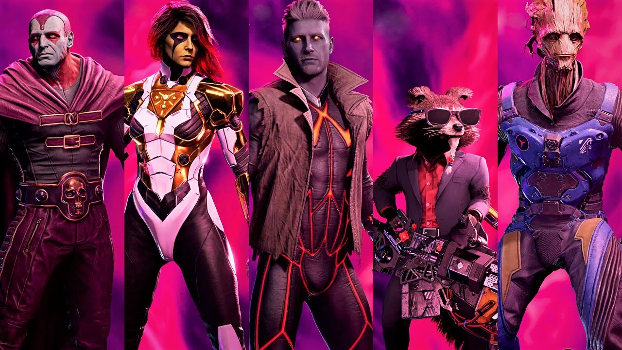 Marvel's Guardians of the Galaxy | All Outfits and Journal Showcase ...
