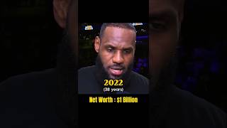 LeBron James Net Worth Evolution (2002-2025) #lebronjames #nba #shorts