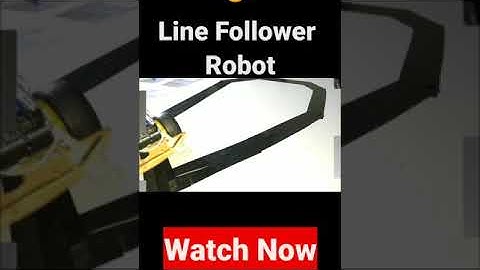 Line Follower Robot| Line follower robot Using Arduino & L293D driver | #Short