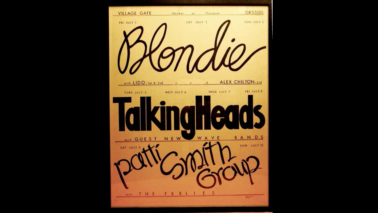 Talking Heads The Book I Read (Village Gate. New York. 08/07/1977