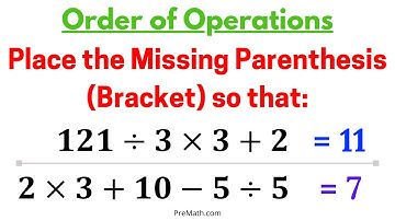 Place the Missing Parenthesis (Bracket) Such that the Given Value is True | Easy Method