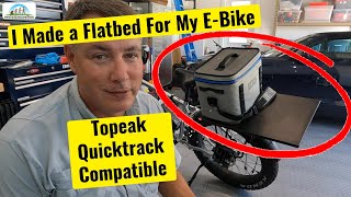 Turning my E-Bike into a Flatbed Truck - Topeak QuickTrack Compatible screenshot 3