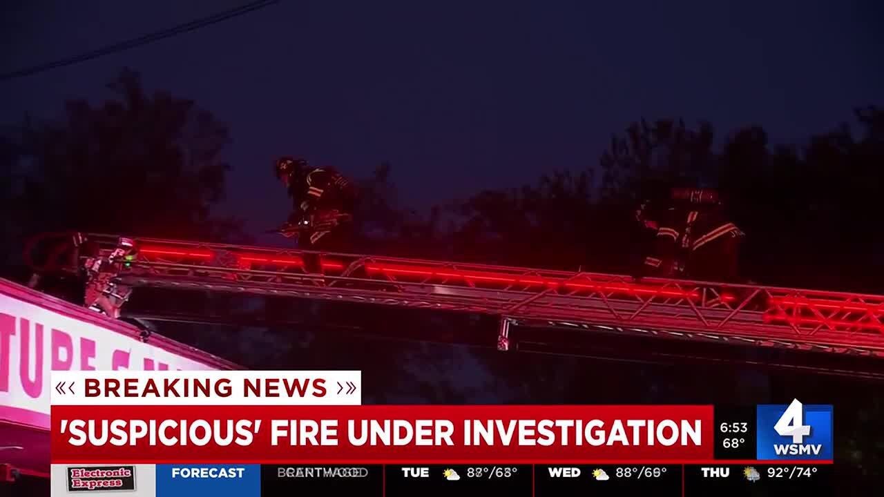 Crews respond to suspicious fire in Nashville - YouTube