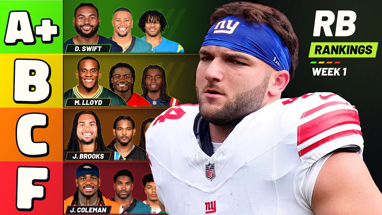 Ranking Every Week 1 Running Back as a Sit or Start artwork