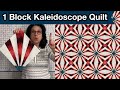  kaleidoscope quilt block tutorial  controlled stitch  flip