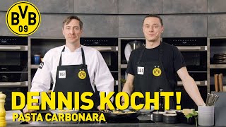Pasta Carbonara with Nico Schulz | Cooking with Dennis!
