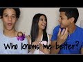 WHO KNOWS ME BETTER FT. MY BROTHERS | Dina Dash