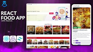 React Food App with NextJs  Redux toolkit, Tailwind  Free API
