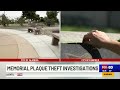 Theft of memorial bench plaques stolen in Alameda